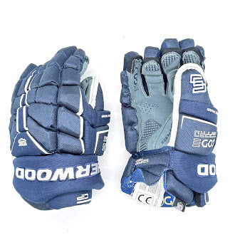 Gant de hockey junior Sherwood Code TMP Pro (bleu marine)